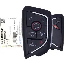 2020-2021 Chevrolet Corvette Smart Entry Remote 7 Button 13538852 YG0G20TB1