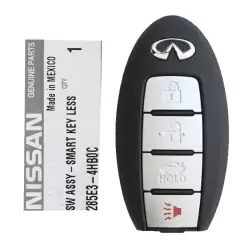 2016-2019 Infiniti Q50, Q60 Coupe Smart Keyless Remote Key 4 Button 285E3-4HB0C KR5S180144204
