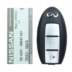 2008-2017 Infiniti EX35, FX35, FX37, FX50, QX50, QX70 Smart Keyless Remote Key 3 Button 285E3-1BA7A KR55WK49622