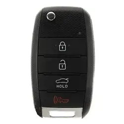 Flip Remote Key for KIA Forte 95430-A7400 OSLOKA-870T 4 Button