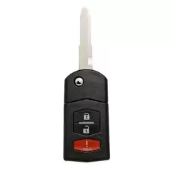 Flip Remote Key for Mazda GP7A-67-5RYB KPU41788 with 3 Button