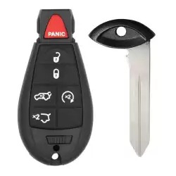Fobik Remote Key For Jeep Grand Cherokee, Commander 6 Buttons IYZ-C01C, M3N5WY783X