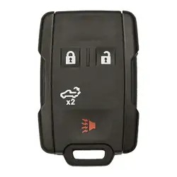 Keyless Entry Remote Key Shell for Chevrolet, GMC 4 Button Tailgate Black FCCID: M3N-32337200