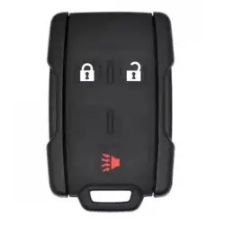 Keyless Entry Remote Key Shell for Chevrolet, GMC 3 Button M3N32337100 Black