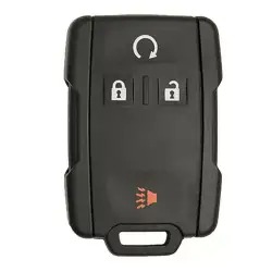 Keyless Entry Remote Key Shell for Chevrolet, GM 4 Button M3N-32337200 Black
