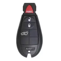 Keyless Entry Remote Key Shell for Jeep Cherokee 4 Button with Hatch for FCCID: GQ4-53T