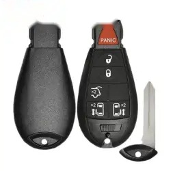 Fobik Remote Key Shell for 2008-2020 Chrysler, Dodge 6 Button SHELL-CHRY-POD6B1