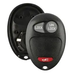 Remote Key Shell For Chevrolet, GMC, Olds, H3, Pontiac 3 Button