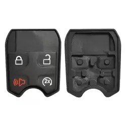 Remote Head Key Rubber Pad for Ford 4 Buttons with Remote Start
