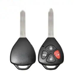 Remote Head Key Shell for 2007-2011 Toyota Camry, Corolla 4 Button SHELL-TOY-RHK4B1