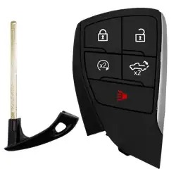 Smart Remote Key Shell for Chevrolet GMC 5 Button Power Tailgate FCCID: YG0G21TB2
