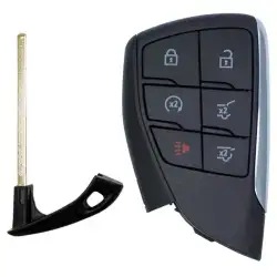 Smart Remote Key Shell for Chevrolet Tahoe, Suburban 6 Button FCCID: YG0G21TB2