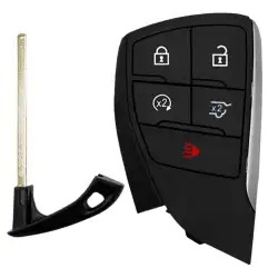 Smart Remote Key Shell for Chevrolet Tahoe, Suburban 5 Button FCCID: YG0G21TB2