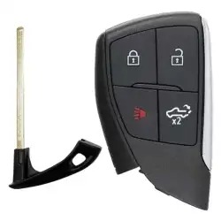 Smart Remote Key Shell for Chevrolet 4 Button Power Tailgate FCCID: YG0G21TB2