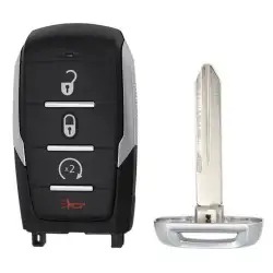 Smart Remote Key Shell for RAM 1500 4 Button Remote Start FCCID: OHT-4882056