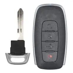 Smart Remote Key Shell for Nissan 4 Button for FCCID: KR5TXPZ3