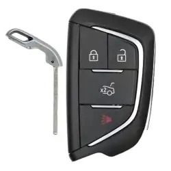 Smart Remote Key Shell for Cadillac CT4 / CT5 4 Button With Trunk