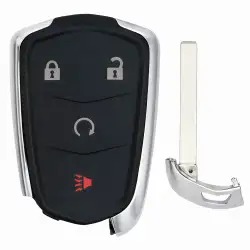 Smart Remote Key Shell for Cadillac 4 Button Remote Start HYQ2EB