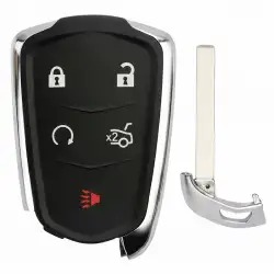 Smart Remote Key Shell for Cadillac 5 Button Sedan HYQ2AB