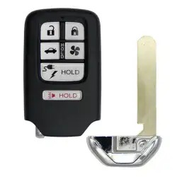 Smart Remote Key Shell for 2018-2021 Honda Clarity 6 Button With Charge Button