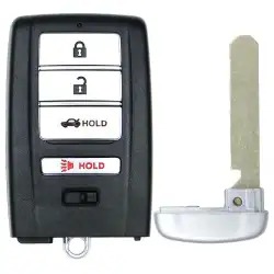 Smart Remote Key Shell for Acura ILX TLX 4 Button With Trunk