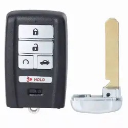 Smart Remote Key Shell for Acura 5 Button With Remote Start Key