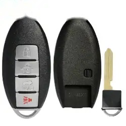 Smart Remote Key Shell for 2007-2015 Nissan 4 Button SHELL-NIS-PRX4B1