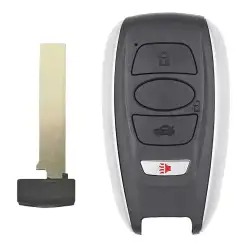 Remote Key Shell for Subaru Smart Remote Key 4 Button With Emergency Key