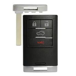 Smart Remote Shell For Cadillac ATS, XTS 4 Buttons With Emergency Key B117