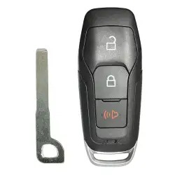 Smart Remote Shell for Ford Explorer, F-150 3 Button with Blade HU101