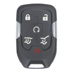 Smart Remote Car Key Shell Replacement for Chevrolet GMC 5+1 Buttons