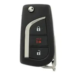 Flip Remote Key shell for Toyota 3 Button