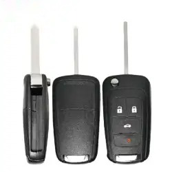 Flip Remote Key Shell for 2010-2019 GM 4 Button SHELL-GM-FLIP4B1