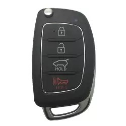 Flip Remote Key Shell For Hyundai Santa Fe 4 Button HY17 Blade