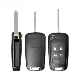 Flip Remote Key Shell for 2010-2021 GM 5 Button SHELL-GM-FLIP5B1