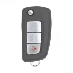 Flip Key Fob Case For Nissan Rogue 2+1 Buttons