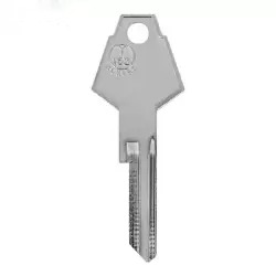 Metal Key Nickel Plated Y152 For Chrysler Dodge  Jeep CHR-8E