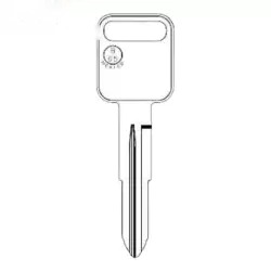 Metal Key Nickel Plated B65 X184 For Isuzu Honda GM-4E