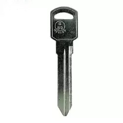 Metal Key Nickel Plated B89 P1107 For GM GM-30E
