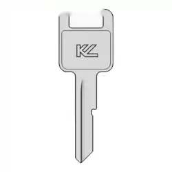 Mechanical Single-Sided 6-Cut Ignition Metal Head Key For GM B50 P1098C