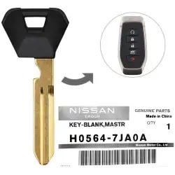 2025 Infiniti QX80, QX60 Emergency Insert Key Blade H0564-7JA0A