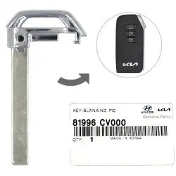 2022-2023 KIA EV6 Emergency Insert Key Blade 81996-CV000