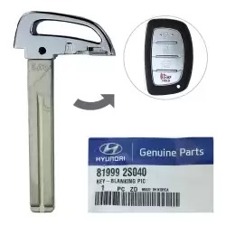 2015-2019 Hyundai Sonata Tucson OEM Emergency Insert Key Blade 81999-2S040