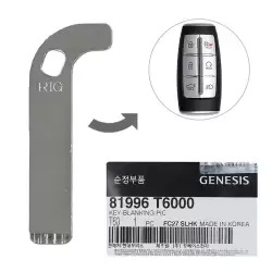 2020-2021 Genesis G80 Smart Remote Key Blade 81996-T6000