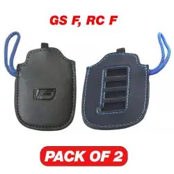 Smart Key Remote Gloves Leather Black with Blue Stitching for Lexus Sport Models ( GS F, RC F) PT420-00162-F1
