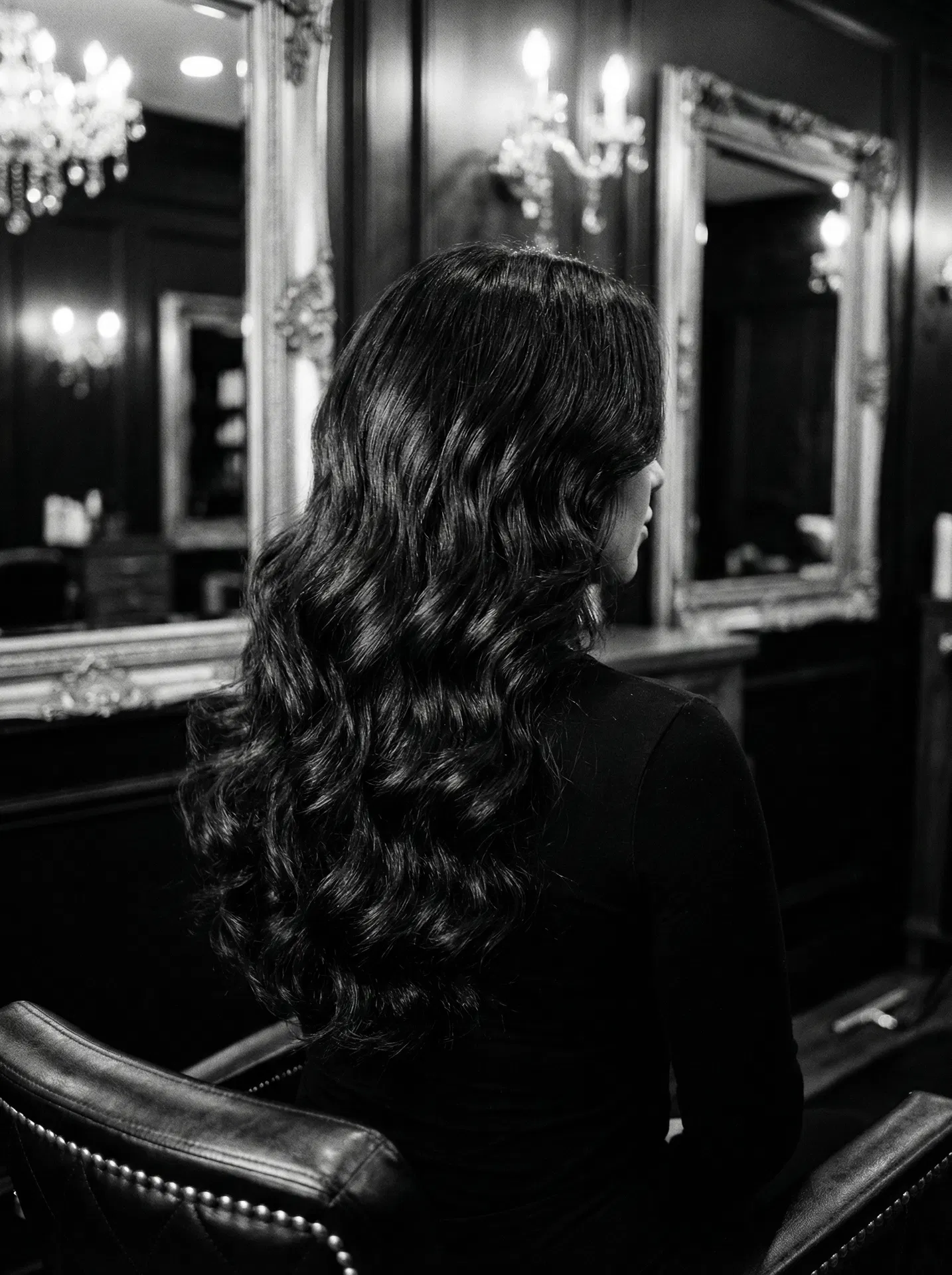 Dark hair transformation