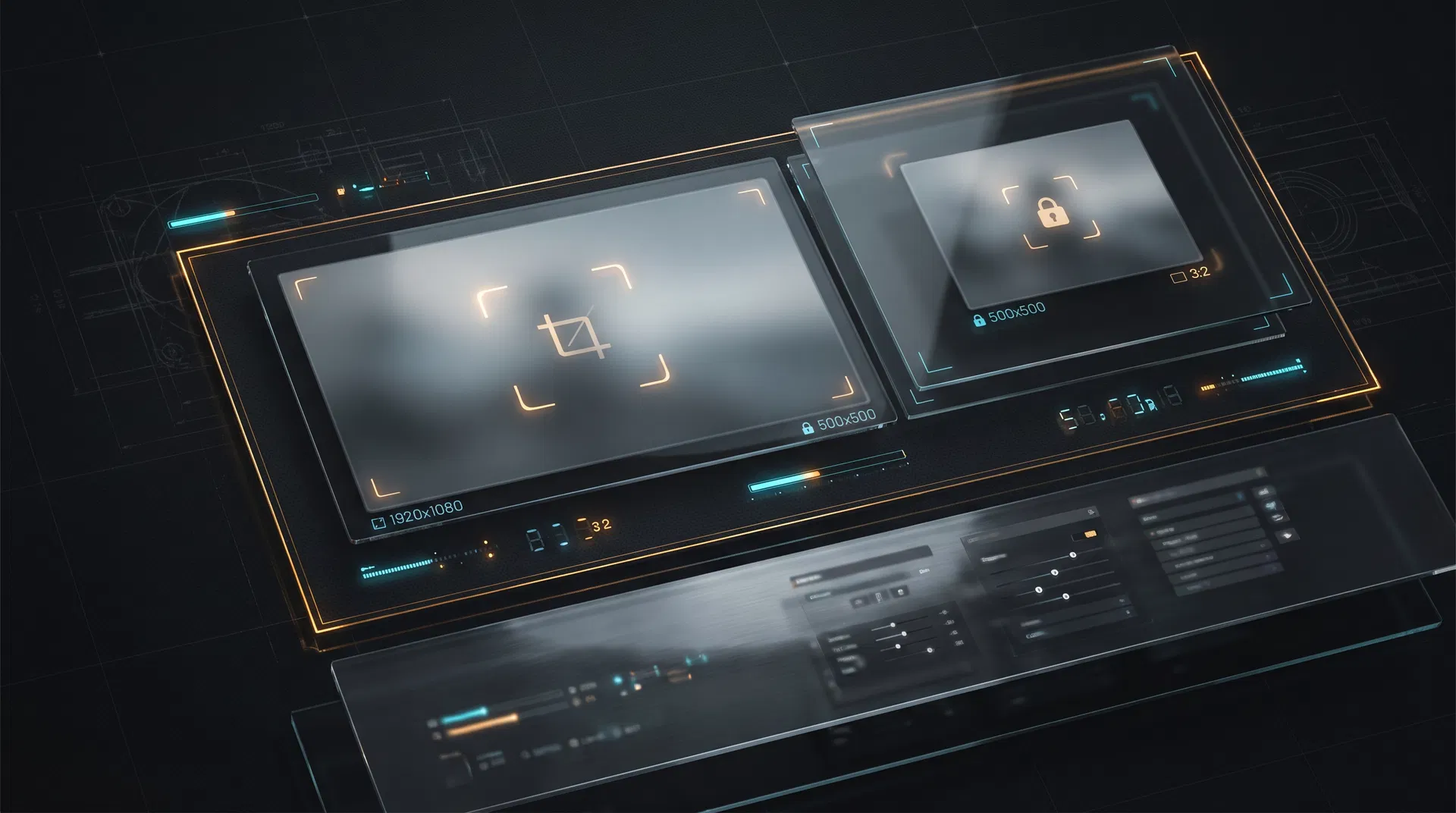 خلفية تقنية لأداة تغيير أبعاد الصور