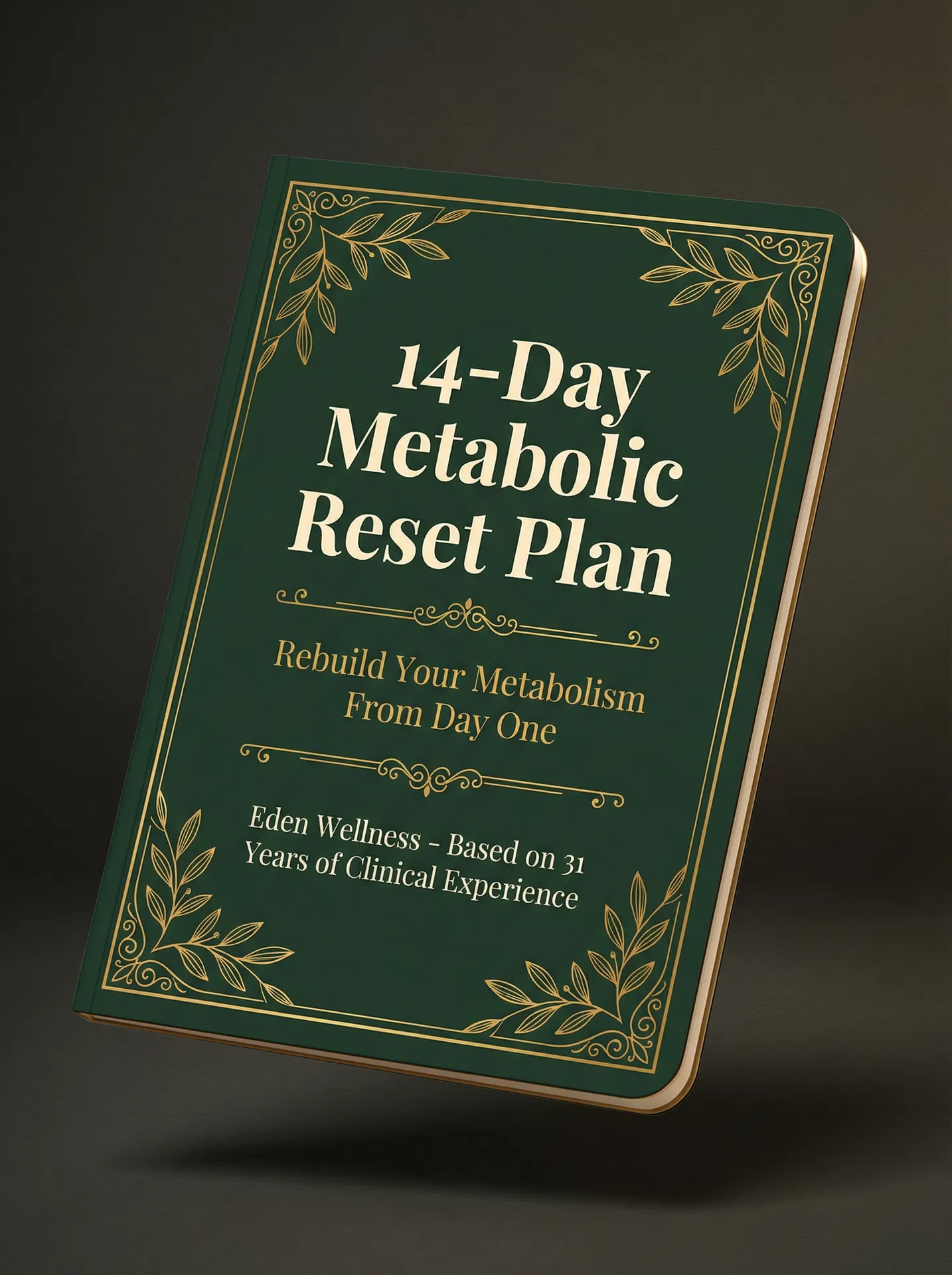 14-Day Metabolic Reset Plan booklet cover