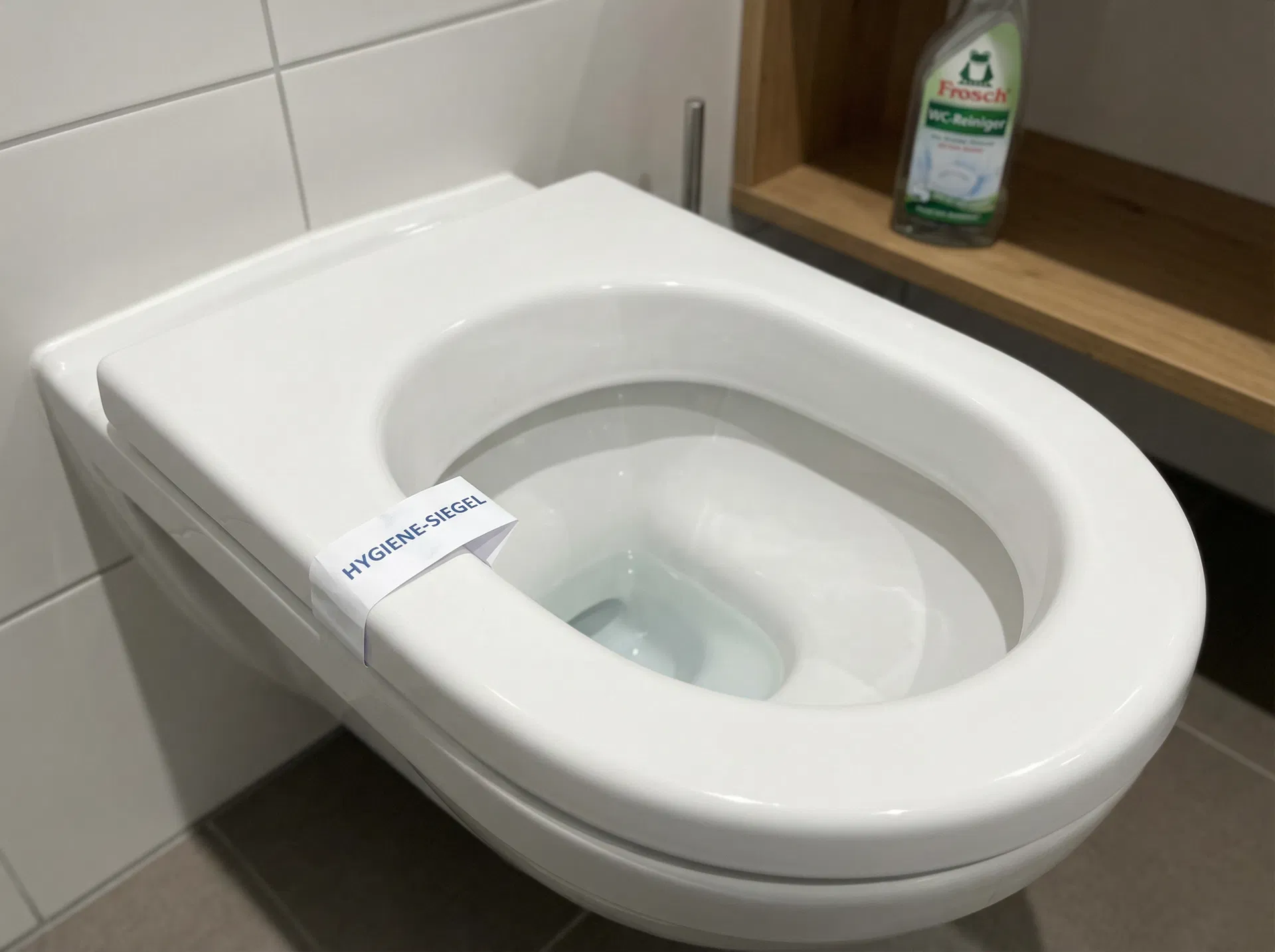 Verstopftes WC – Nachher