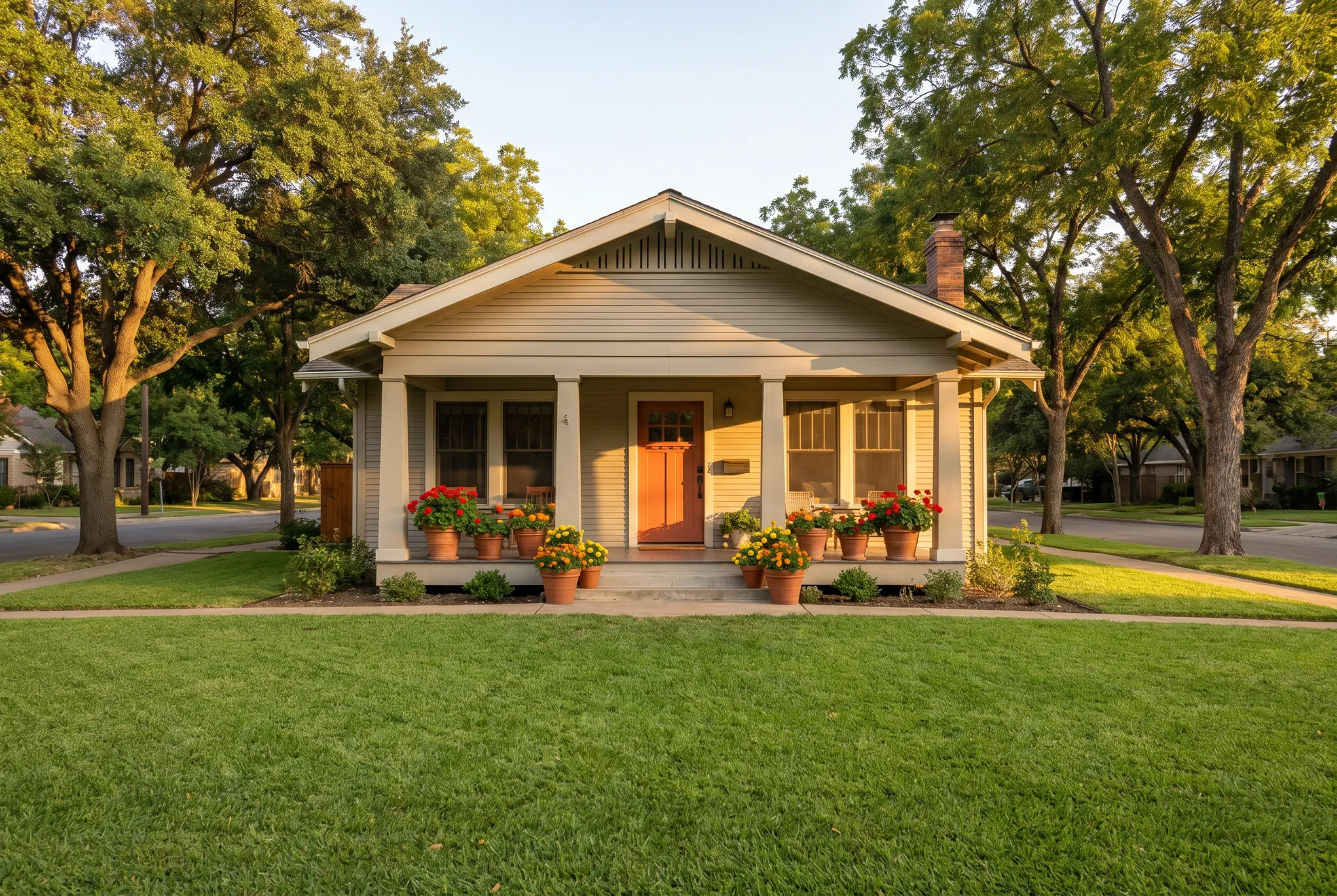 A welcoming home exterior
